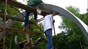 ★ Теплый гараж своими руками ★ Фото отчет ★ Разборный ангар S model ★