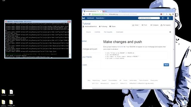 How to setup your Minecraft client on a Git repository смотреть онлайн