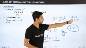 Domain and Range of Logarithmic | Maths Class 11