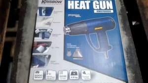 Review heatgun krisbow 2200 watt