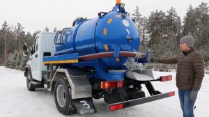 Компактная вакуумная ассенизаторская машина МВ-4 ГАЗ NEXT от НПО "ВЕКТОР"