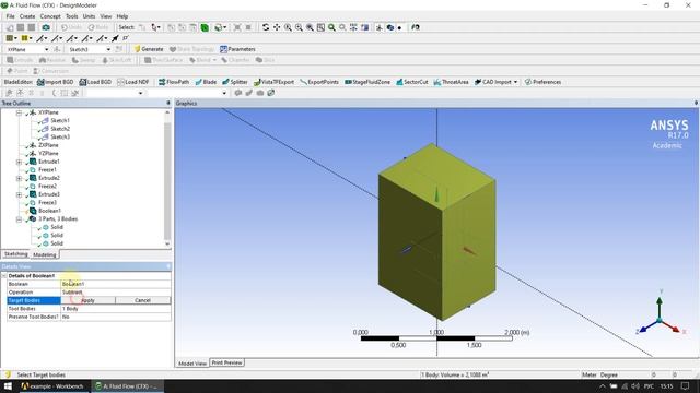 1. Построение геометрии и сетки в ANSYS Workbench для теплового расчета