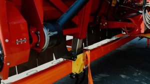 Универсальная телега Караван 9. Установка кукурузной жатки CASE 4408