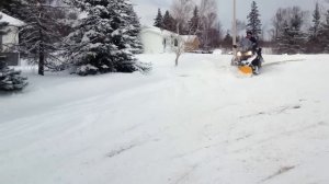 Arctic Cat Bearcat With Cat Plow Attachment