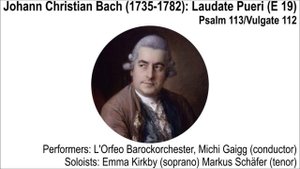 Johann Christian Bach - Laudate Pueri Dominum (E19