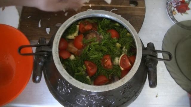 Афганский казан и МЯСО НУТРИИ ...с картошкой..