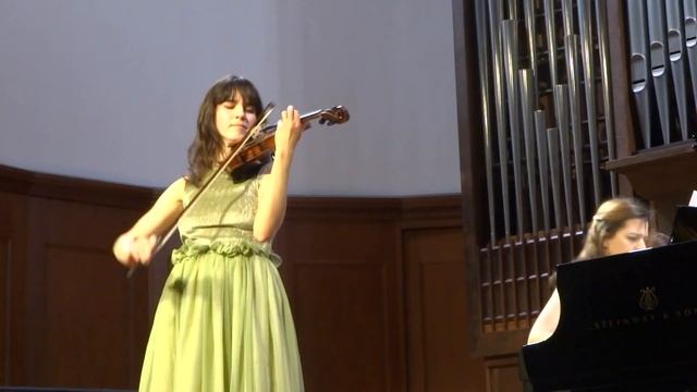 Rachmaninoff-Kreisler Rhapsody on a theme of Paganini var.#18, V.Tulskaya(violin)& N.Igumnova(piano смотреть онлайн