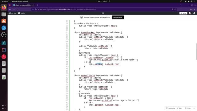 Chain Of Responsibility Design Pattern in java