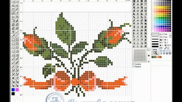 Урок 33. Заливки и бордюры в Cross Embird смотреть онлайн