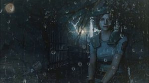 Resident Evil 1 Save Room Music with Rain & Thunder, Ambient & Relaxing