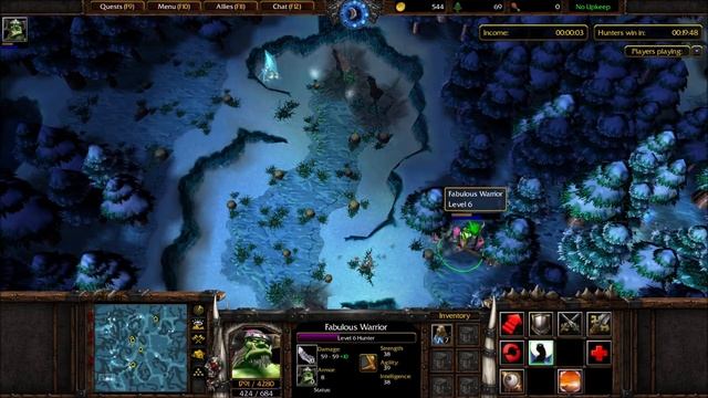 Noob Hunter Gameplay! Farmers vs Hunters #1 Warcraft 3 Custom Games смотреть онлайн