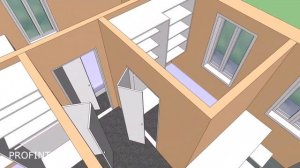 Одноэтажный дом 5 на 7м (времянка). 3 спальни. Проект дома 5х7 метров. Проекты домов. План дома.