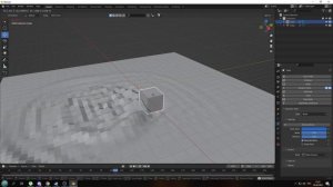Симуляция воды в blender. 3.0 в реальном времени.