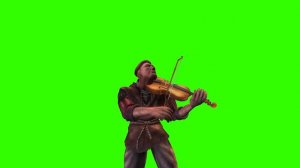 Overlord greenscreen violinist