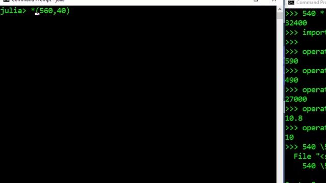 Julia Vs Python Tutorials - Arithmetic Operators смотреть онлайн