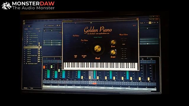 Golden Piano VST, a FREE Piano VST Plays Jazz Tune - AUTUMN LEAVES Cover