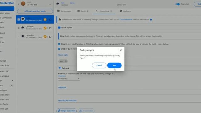 Providing quick reply buttons for users of your chatbot смотреть онлайн