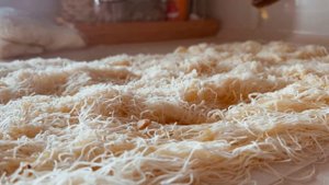 baklava from dough Kataifi Пахлава из теста КАТАИФИ