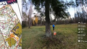 Спортивное ориентирование (headcam orienteering) - "Ночной полет", Смоленск, СОК "Смена"- осень 2021