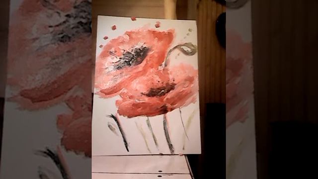 Рисуем маки за 15 минут (часть 2) смотреть онлайн