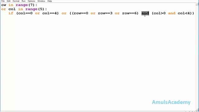 Python Pattern Program - Printing Stars '*' in B Shape