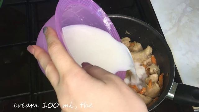 Паста в сливочном соусе с курицей / Chicken Fettuccine Alfredo Recipe