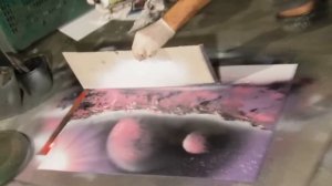 Граффити Классные картины при помощи балончиков с краской