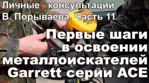 Личные консультации В. Порываева. Часть 11