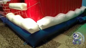 Надувной батут "Домик Деда Мороза" | 8-938-449-83-83 | Купить надувной батут для бизнеса