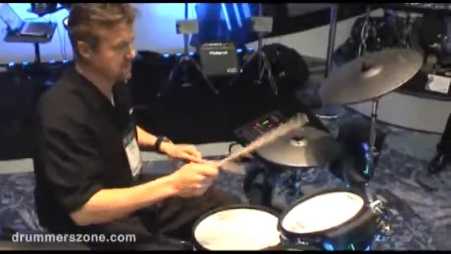 Roland BT-1 (Bar Trigger Pad) demo by Steven Fisher - NAMM 2013