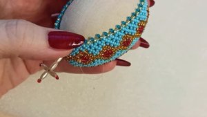 Пасхальное яйцо из бисера мастер-класс. Easter egg made of beads №2