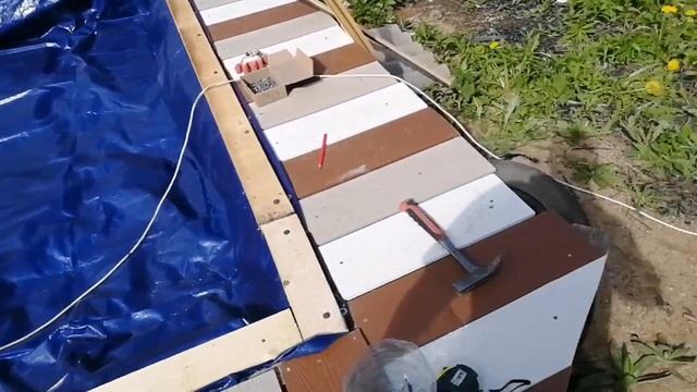 БАССЕЙН, ПРУД ДЛЯ ГУСЕЙ И УТОК, СВОИМИ РУКАМИ. 2 Часть. Окончание смотреть онлайн