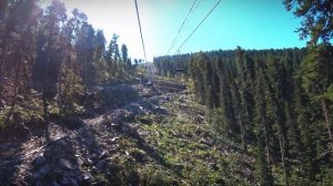 Горнолыжный курорт Телецкий. Как выглядит летом. Виды с вершины