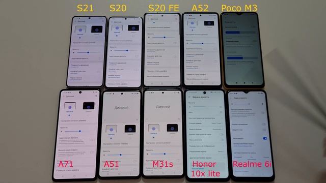 ШИМ на Samsung A52 и других смартфонах Samsung / Как определить ? /  Как уменьшить ?
