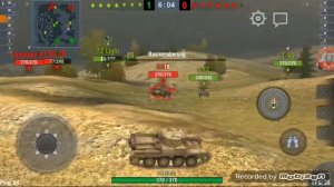 WOT Т-46 ГеймПлей с телефона World of Tanks