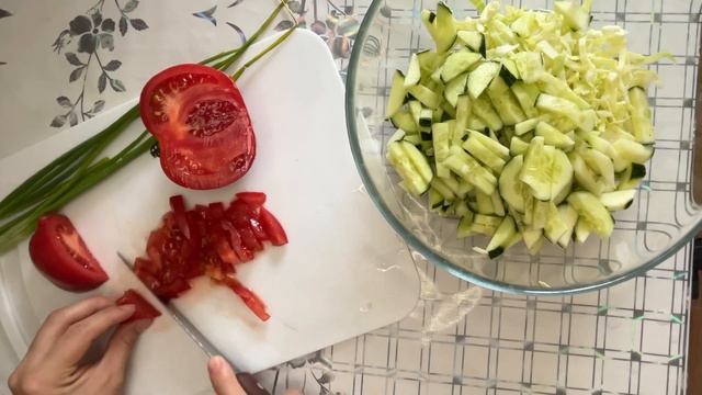 Летний салат ? Самый быстрый вкусный салат