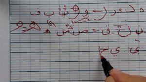 Учимся писать Арабские буквы х1а