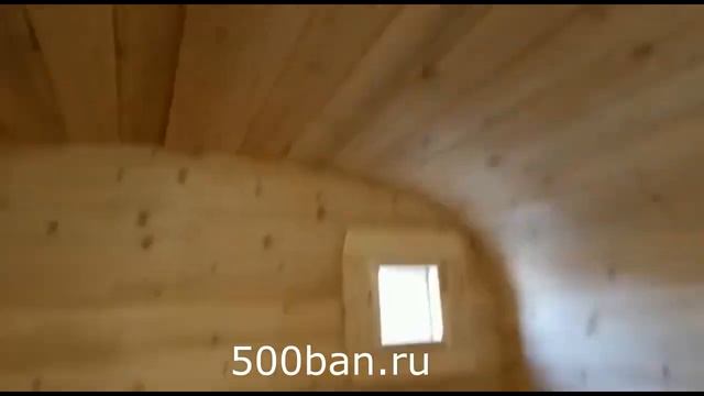 ОБЗОР!!! Баня квадро 4х2,3 м с душем от 500ban.ru