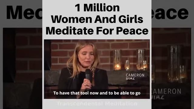 Миллион женщин и девочек медитируют для мира во всем мире. смотреть онлайн