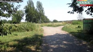 ДНР. Донецк. Район шахты Лидиевка. Ночной обстрел и выжженные поля.