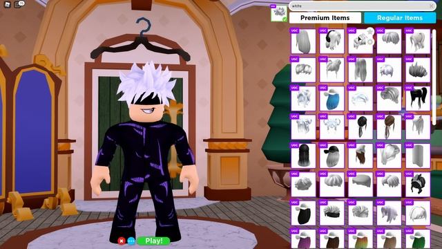 HOW TO MAKE SATURO GOJO IN ROBLOX! (Roblox Avatar Tutorial)