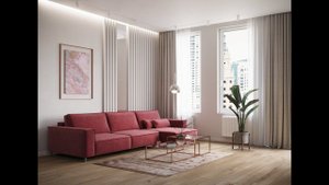 Обзор дизайна MOON 005 (угловой 3-х секционный диван с механизмом пантограф)