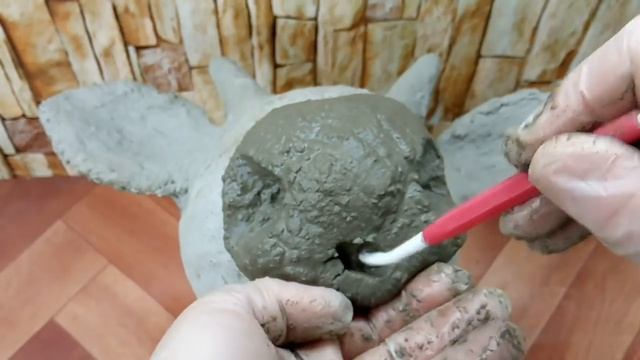 СИМВОЛ 2021 года из ЦЕМЕНТА // ГОД БЫКА смотреть онлайн