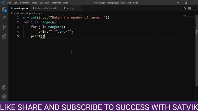 HOLLOW RIGHT TRIANGLE STAR PATTERNS.Python Programming Part 19