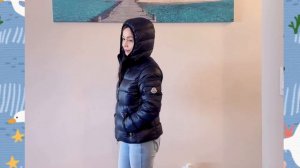 Moncler Gles Down Jacket Unboxing & Try on 2023 Part II with hood on as requested.