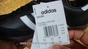 Sepatu Sneakers Adidas Samba Black 019000 Original