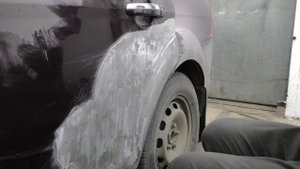 Рихтовка двери. Кузовной ремонт. Ford Focus рихтовка под рубанок