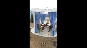Видео монтажа - шторы в Беседки