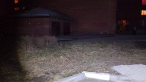 Налобный фонарь XHP90 (P70) с ZOOM (тест на улице в темноте)