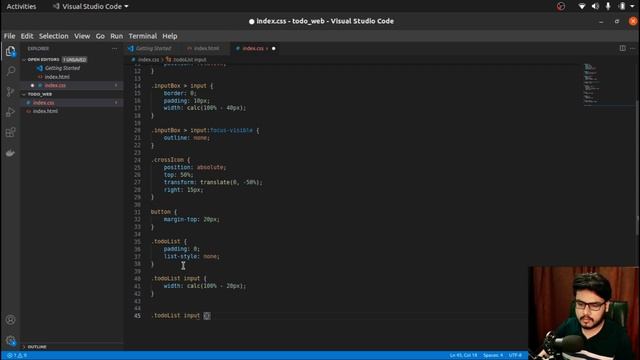 TODO App in Vanilla JS Part 1 | Machine Coding Round | Frontend Interview Questions | Javascript